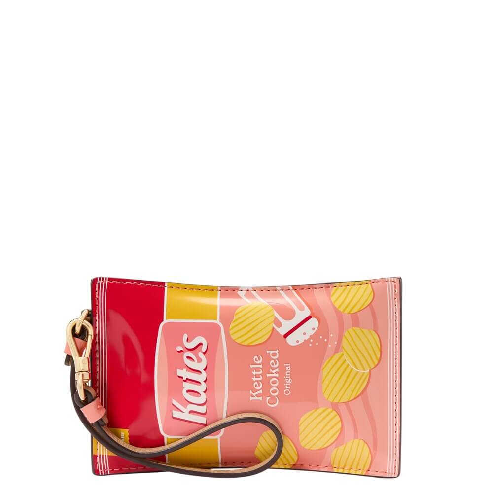 Kate Spade New York Snack Time Patent Card Case Wristlet